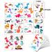 Luminous Dinosaur Temporary Tattoos for Kids - Glow in The Dark Waterproof Fake Stickers for Boys and Girls - Birthday Party Supplies - Buy Online on GoSupps.com