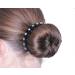 QHP Knotted Hair Tie with Diamonds & Pearls - Black Rhinestone Options | International Shipping - Buy Online on GoSupps.com