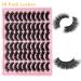 Bulk Cat Eye Faux Mink Lashes - 30 Pairs C Curl 18mm Long 3D Volume Natural False Eyelashes for Wholesale - Buy Online on GoSupps.com