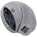 Hat Hut Silk Satin Sleep Cap Bonnet Hair Cover for Sleeping Silk Lined Beanie Hat for Natural Curly Hair Adjustable Night Cap LIGHT GREY 1