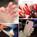 Sularpek 1500 Pcs Rhinestones Set | 6 Sizes Flat Back AB Clear Crystal Gems with Tools for Nail Art, Crafts & Face | Includes Pick Up Tweezers & Dotting Pen - Buy Online on GoSupps.com