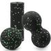 Brelet fascia ball and fascia roller set fascia ball small fascia roll neck fascia ball back spine massage ball for spine back neck (pack with 3 pieces)