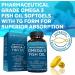 Viva Naturals Omega 3 Fish Oil - 90 Softgels | High Potency Omega-3 Supplement - Buy Online on GoSupps.com