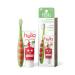 Hello Natural Apple Flavor Fluoride Free Paste + BPA-Free Toddler Toothbrush 1.5 oz (42.5 g)