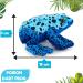 Zappi Co Ultra Soft Blue Poison Dart Frog Plush Toy - 15cm Length, Eco-Friendly Newborn Gift - Buy Online on GoSupps.com
