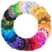 Hair tie velvet Kucosy 50 pieces hair tie scrunch girl including colorful rubber bands hair scrunching elastic and hair straps ponytail holder frontal ligaments hair accessories for women or girls
