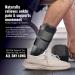 AnklePro Air Cushion Stirrup Ankle Brace - Adjustable 3-Strap Stabilizers for Injured Ankles & Foot Support | Customizable Air Cushion & Foam Pads - Regular Black - Buy Online on GoSupps.com