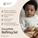 Matchstick Monkey Gift Set: Bite Rings Antimicrobial Dental Aid & Gel Applicator - BPA-Free Easy to Grasp for Babies 3+ Months - Banana & Mint - Buy Online on GoSupps.com