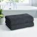 Belizzi Home Cotton Oversized Bath Towel Set - 2 Pack 28x55 Inches - Ultra Absorbent & Lightweight Towels - Ideal for Gym, Travel, Camp, Pool - Charcoal Grey - Buy Online on GoSupps.com