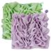 Bath Loofah Fine Mesh Shower Loofah 2 in 1 Soap Storage Washcloth 2PCS Bath Sponge with Drawstring Portable Hanging Body Scrubbe for Exfoliating.