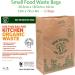 Bag to Earth -12C- Kitchen Food Waste Bag - Compostable Bag - Leak Resistant Cellulose Liner - Plastic Free - Small - 12 Bags - Buy Online on GoSupps.com