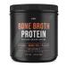 Grass-Fed Bone Broth Beef Protein Powder - 200g - Unflavoured - 100% Pasture Raised Bovine - Paleo & Keto Certified. Halal Kosher 200g 200 g (Pack of 1)