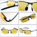 Vison Master HD Night Driving Glasses for Men - Polarized Risk-Reducing Anti-Glare Glasses with UV400 Lens and Sport Frame - Buy Online on GoSupps.com