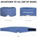 FRESHME Handmade Cotton Sleep Mask - Adjustable Blackout Eye Mask for Sleeping - Soft & Comfortable Blindfold for Men and Women - Ideal for Travel, Office, Yoga - Buy Online on GoSupps.com