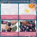 Buy Timgle 4 Pcs Castor Oil Pack Kit - Adjustable Flannel Wraps for Neck Breast Waist & More | Reusable Anti Oil Leak | Perfect for Liver & Knee Relief - Floral Style - Buy Online on GoSupps.com