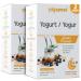 Yo Gourmet Freeze Dried Yogurt Starter - 1 Box Containing 6 Each 5 Gram Packets - PACK OF 2