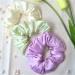 100% Silk Scrunchies for Women | Strong Hold Hair Ties | Soft Elastic Ponytail Holders in Lavender | Stylish Hair Jewelry - Buy Online on GoSupps.com