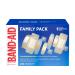 Band-Aid Brand Adhesive Bandage Family Variety Pack, Sheer & Clear Flexible Sterile Bandages with Hurt-Free, Breathable Technology for First Aid Wound Care, Assorted Sizes, 280 ct