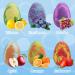 Bath Bombs for Kids with Surprise Inside 6 Pcs Dino Egg Handmade Natural Fizzy Bath Bombs Dinosaur Toys for Girls Boys Christmas Birthday Easter Gift Set (6 * 130g) Dinosaur Toys-6pcs - Buy Online on GoSupps.com