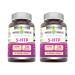Amazing Formulas 5-HTP (Hydroxytryptophan) Supplement | 100 Mg Per Serving | Veggie Capsules | Non-GMO | Gluten Free | Made in USA (2 Pack 120 Count)