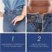 Feedee 8 Sets Jean Buttons Pins - No Sew Jean Buttons for Loose Jeans - Adjustable and Snap Tack Jeans Button Replacement - Buy Online on GoSupps.com