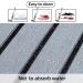 FOCEAN Boat Flooring EVA Foam Decking | Teak Marine Mat for Motorboat, Yacht, RV, Kayak, Surfboard | 94.5x35.4 Grey with Black Seam Lines - Buy Online on GoSupps.com