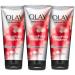 Facial Cleanser by Olay Regenerist, Detoxifying Pore Scrub & Exfoliator, 5 Fl Oz (Pack of 3) Cleanser Scrub