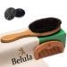 Belula 100% Boar Bristle Hair Brush for Men Set. Soft Hairbrush for Thin  Normal and Short Hair. Boar Bristle Brush and Wooden Comb for Men. Free 2 x Palm Brush & Travel Bag Included.