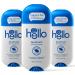 Hello Shea Butter Fragrance Free Deodorant for Women and Men, Unscented, Aluminum Free, Baking Soda Free, Parabens Free, 24 Hour Protection, 2.6 Ounce (Pack of 3)