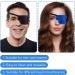 PAGOW 3Pcs 3D Adult Eye Patches - Adjustable Eyepatch for Lazy Eye - Black Grey Blue - Left Eye - Buy Online on GoSupps.com