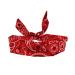 Zac's Alter Ego - Wire Headband with Paisley Pattern - Vintage Look Red