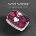 Happy Valentine's Day Printed Square Pill Box | Portable Travel Medicine Organizer - Buy Online on GoSupps.com