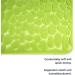 Wohndirect Set of 2 Memory Foam Bathroom Carpets - Non-Slip Washable Quick-Drying - 50x80 cm Green Bath Mats Ideal for Showers & Bathrobes - Buy Online on GoSupps.com