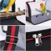 Pet Birds Bag Lightweight Bird Carrier PVC Transparent Travel Cage Foldable Ventilation Pet Bird Travel Backpack Breathable Bird Travel Cage Portable Travel Bird Cage with Perch Wooden Stick (red) - Buy Online on GoSupps.com