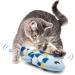 Catit Groovy Fish Toy - Interactive Motion Activated Flipping Fish Cat Toy Blue - One Size - Buy Online on GoSupps.com