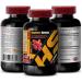 Natural Energy Boost Pills with Raspberry Ketones, Green Tea Extract, Resveratrol, Acai Berry Cleanse, and Kelp Powder - 180 Caps - 1200MG - Buy Online on GoSupps.com