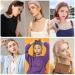 LOVNFC 6Pcs Knotted Headbands Set for Women - Velvet Hair Hoops with Pearl Accents | No Slip Fashion Turban Hair Bands - Buy Online on GoSupps.com