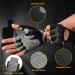 Flintronic Fitness Gloves | Breathable Training & Weight Lifting Gloves for Men & Women | Non-Slip Silicone Gym Gloves - Black - Buy Online on GoSupps.com