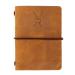 Handy Picks Leather Golf Log Book, Handmade n Refillable, Golf Log n Yardage Book Included Buckskin