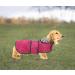 Geyecete Waterproof Dog Raincoat for Dachshunds | Adjustable Reflective Jacket with Velcro Pink Size S (36-38cm) - Buy Online on GoSupps.com