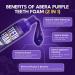 Abera Purple Teeth Whitening Foam | Instant Whitening & Colour Corrector | Cleans Aligners Braces & Freshens Breath | Natural Peroxide-Free Formula (5.07 Fl Oz) - Buy Online on GoSupps.com