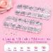 MELLIEX 4100pcs Nail Rhinestones Clear AB Gems Multi Sizes Crystals Diamonds for Nails Art Crafts | Includes French Nail Stickers, Tweezers & Picker Pencil - Buy Online on GoSupps.com