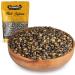 Black Soybeans 1 Kg Roasted and Lightly Salted 2.2 Lbs high Protein Gluten Free GMO Free - Dorimed