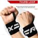 RDX Weight Lifting Wrist Wraps - IPL USPA Approved, Elasticated Pro Straps for Powerlifting & Bodybuilding - Thumb Loop, Fitness Strength Training, Gym Workout - Black Standard - Buy Online on GoSupps.com