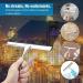 Stainless Steel Shower Squeegee for Glass Doors - Premium Bathroom and Car Window Cleaner with Suction Cup Hook - Buy Online on GoSupps.com