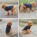 lovelonglong Basic Dog Polo Shirts Premium Cotton Polo T-Shirts for Large Medium Small Dogs with a Two-button Collar Blank Color Black S S (-9lbs) Black - Buy Online on GoSupps.com
