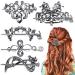 Noverlife 5PCS Celtic Hairpins  Vintage Silver Viking Hair Clips Minimalist Celtic Knot Hair Slide  Alloy Knot Hair Sticks Creative Metal Viking Hair Barrette  Hair Accessories for Girls and Women