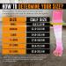 Doc Miller Premium Waden Compression Cuff - 20-30 mmHg Calf Support for Sports & Recovery | Stylish Open Toe Design in Pink & White (XXL) - Buy Online on GoSupps.com