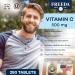 Freeda Vegan Vitamin C 500mg - Kosher Antioxidant Immune Support - Pure Ascorbic Acid Supplement (250 Count) - Buy Online on GoSupps.com