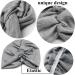 Beifon Women's Beanie Hat Turban - 2 Piece Elastic Printed Sleeping Cap for Hair Loss Muslim Headscarf - Black & Gray - Buy Online on GoSupps.com